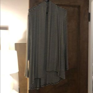 Bobeau Striped Cardigan